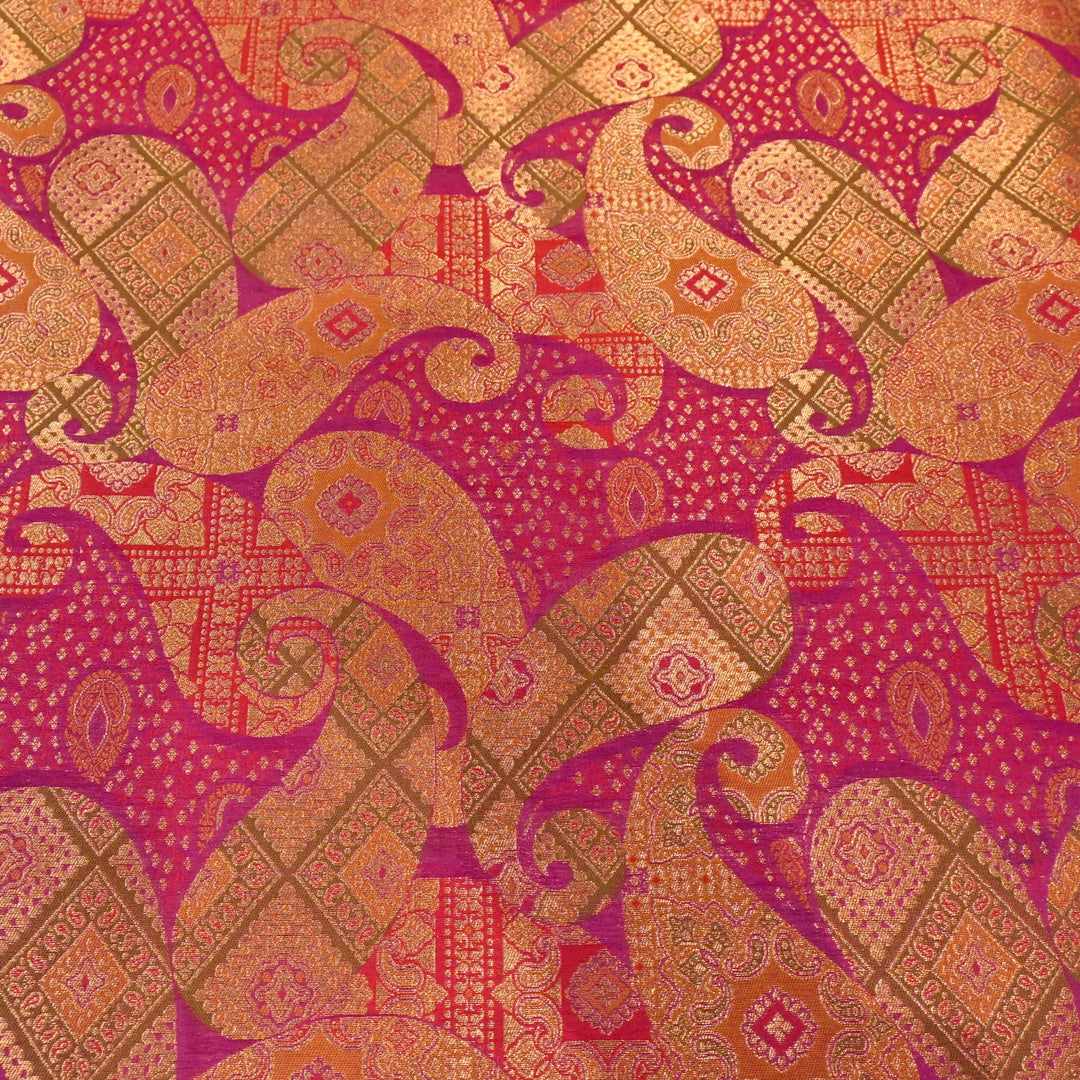 Multi Colour Jamdani Brocade Fabrics