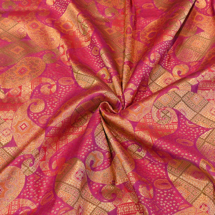 Multi Colour Jamdani Brocade Fabrics