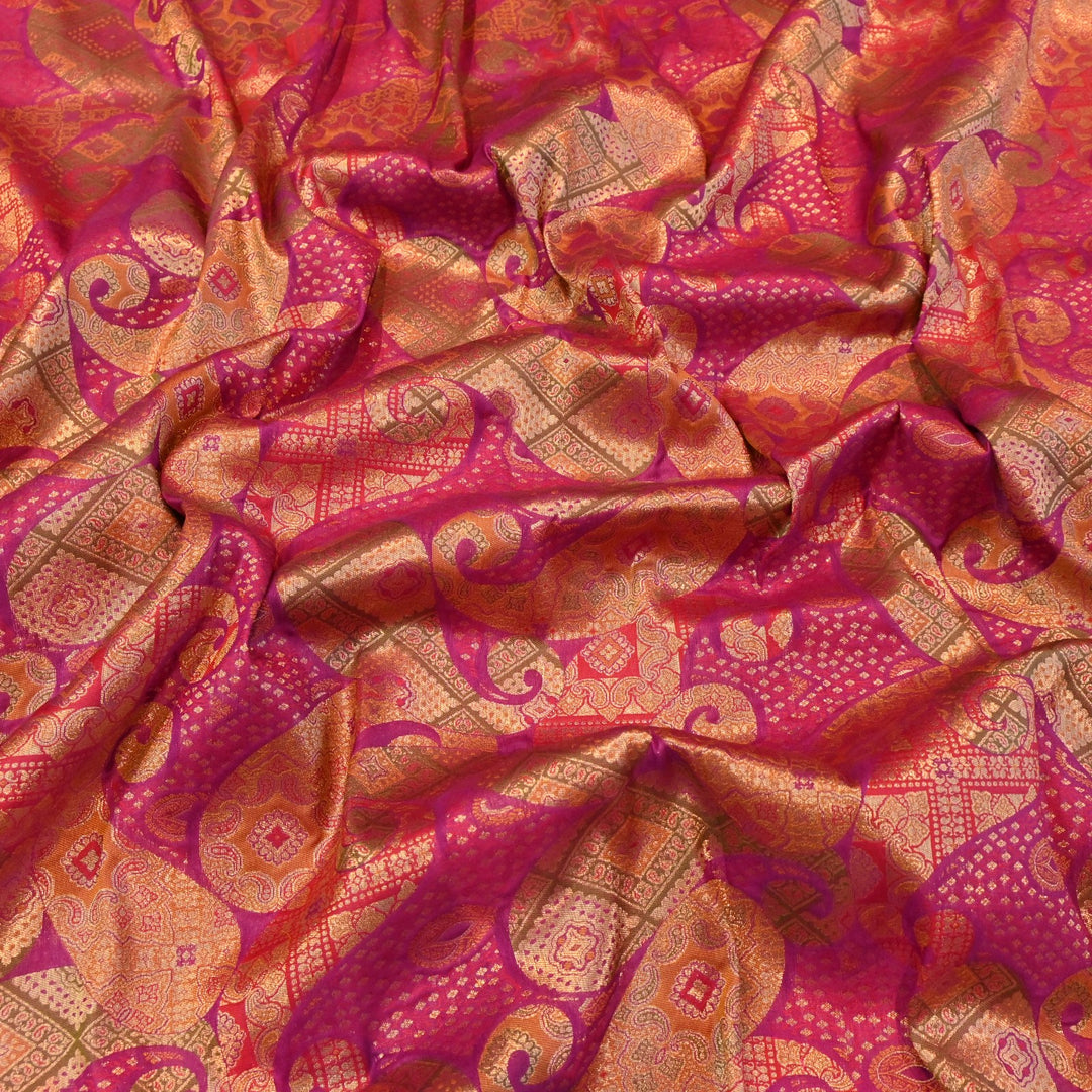Multi Colour Jamdani Brocade Fabrics