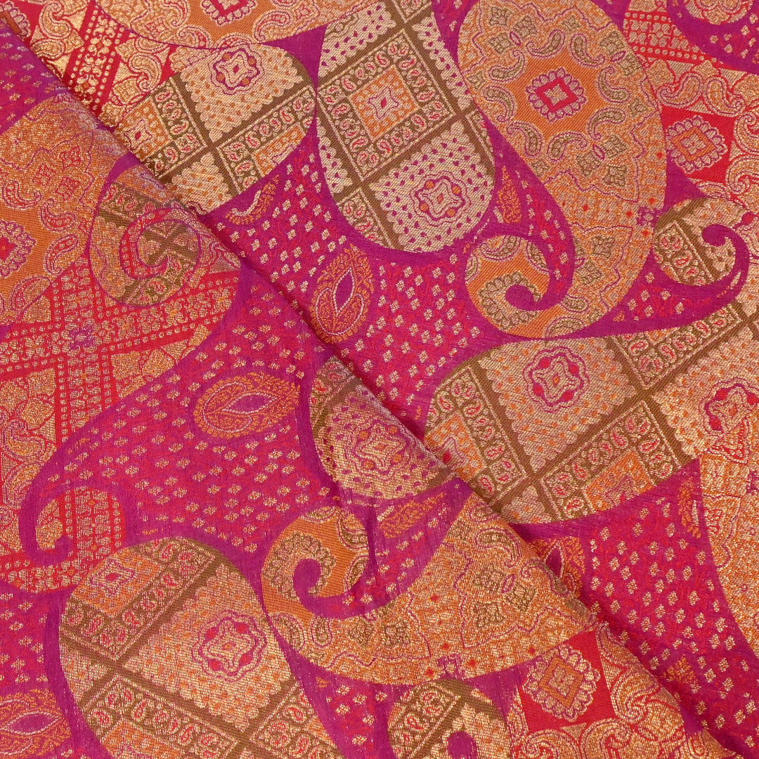 Multi Colour Jamdani Brocade Fabrics