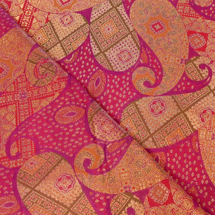 Multi Colour Jamdani Brocade Fabrics