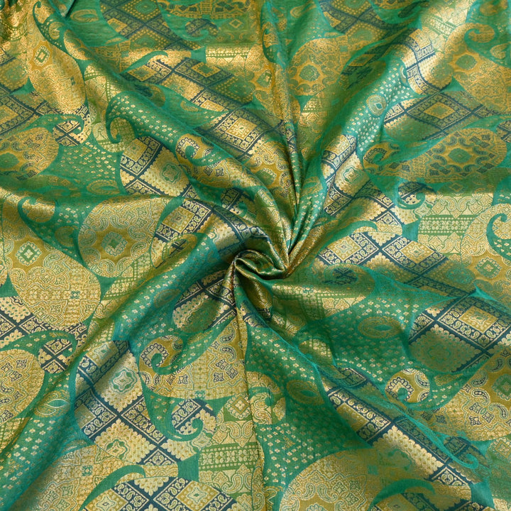Multi Colour Jamdani Brocade Fabrics