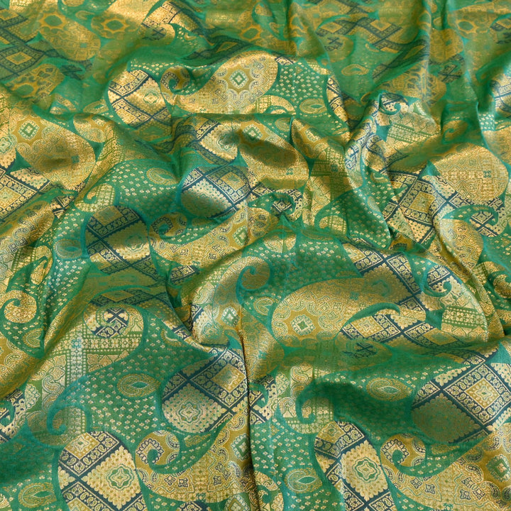 Multi Colour Jamdani Brocade Fabrics