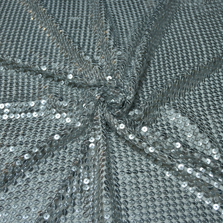 Imported Cut Work Sequins Embroidery Fabrics