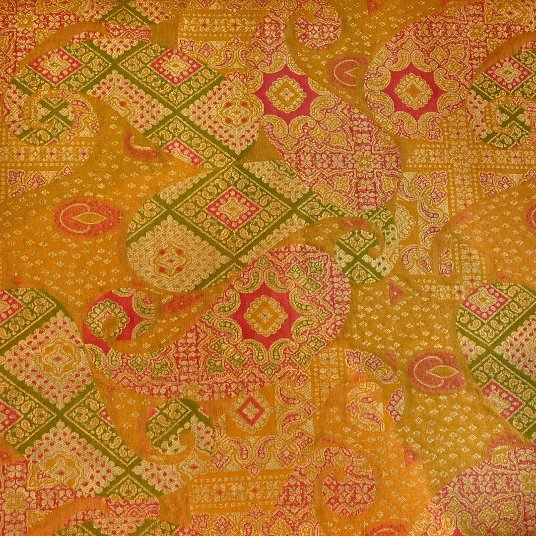 Multi Colour Jamdani Brocade Fabrics