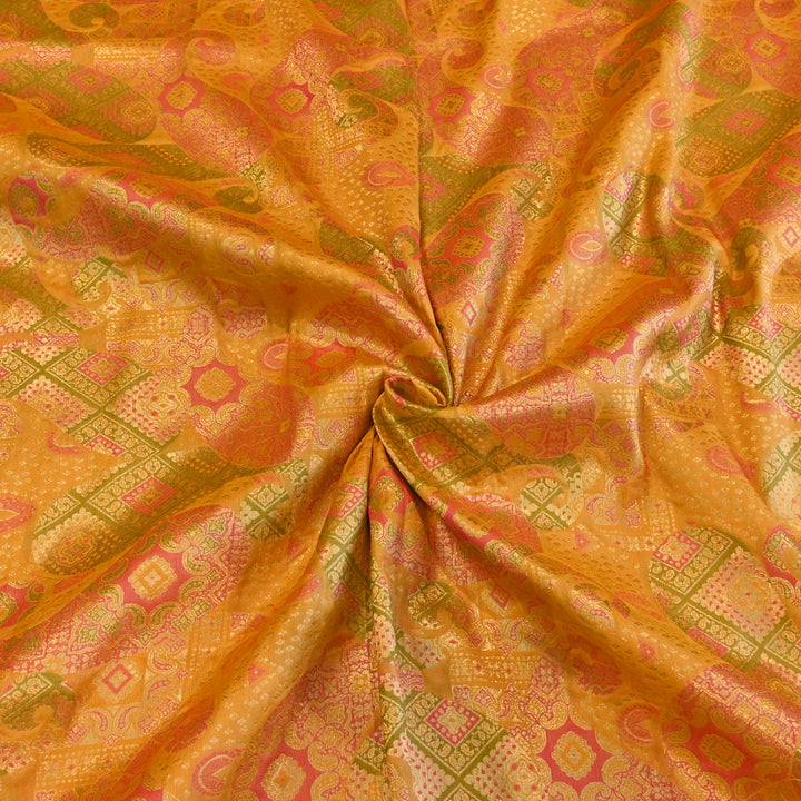 Multi Colour Jamdani Brocade Fabrics