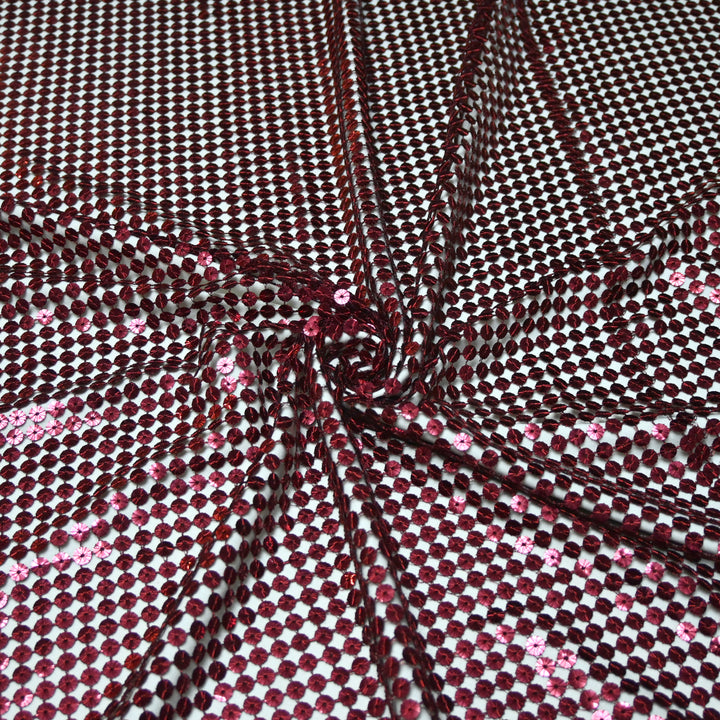 Imported Cut Work Sequins Embroidery Fabrics