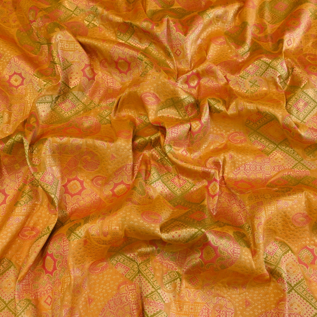 Multi Colour Jamdani Brocade Fabrics