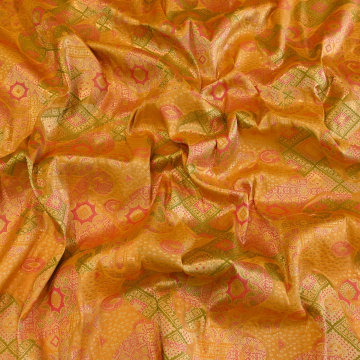 Multi Colour Jamdani Brocade Fabrics