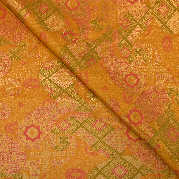 Multi Colour Jamdani Brocade Fabrics