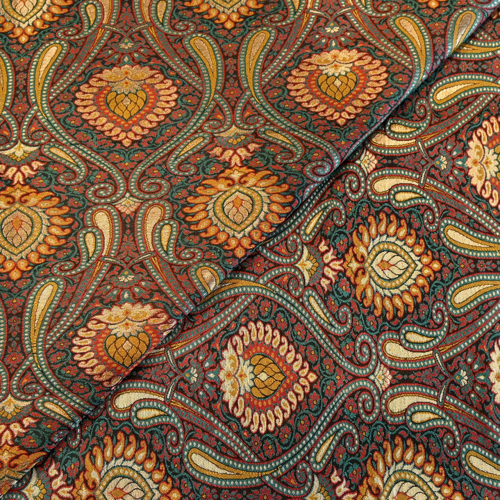 Multi Colour Jamdani Brocade Fabrics