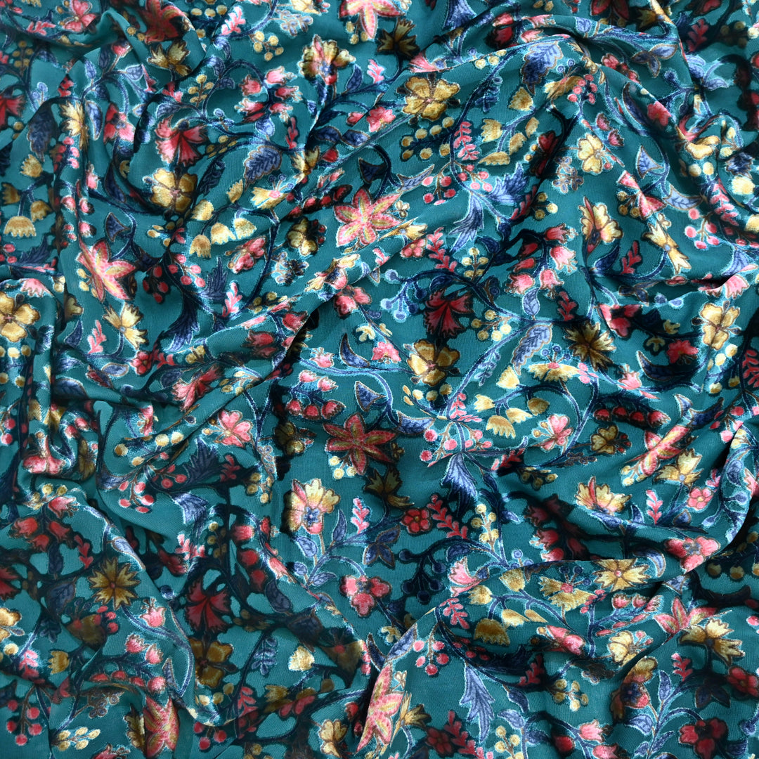 Velvet Brasso Printed Fabrics