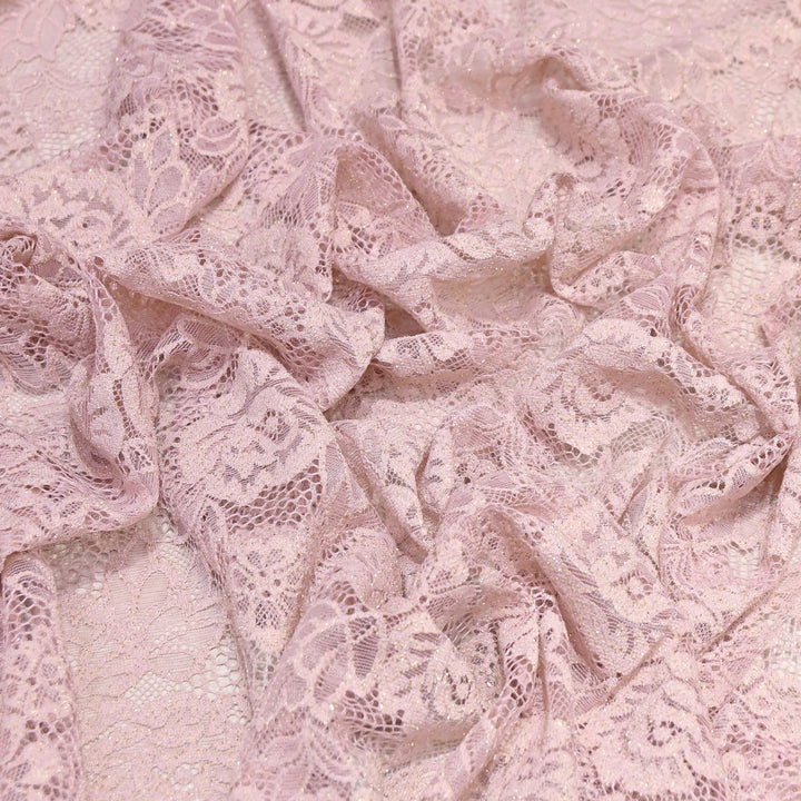 Luxury Sand Lace Net Fabric | Elegant Floral Lace Embroidery Designer Net Fabric | SF1111-A
