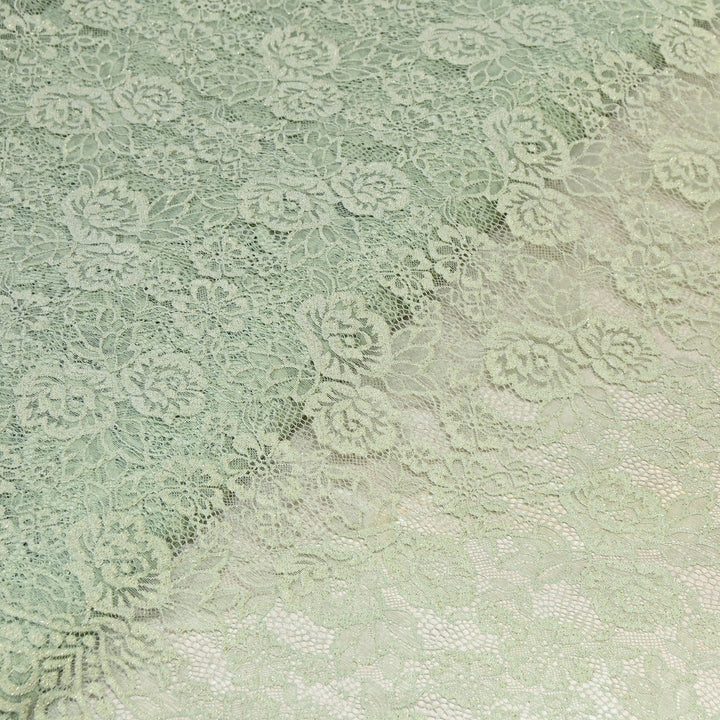 Luxury Sand Lace Net Fabric | Elegant Floral Lace Embroidery Designer Net Fabric | SF1111-B