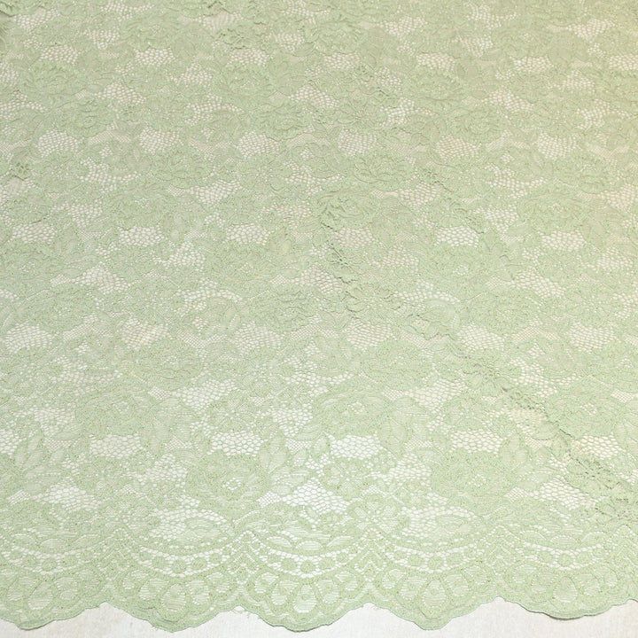 Luxury Sand Lace Net Fabric | Elegant Floral Lace Embroidery Designer Net Fabric | SF1111-B