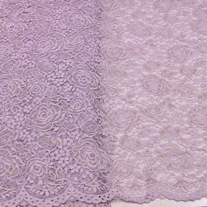 Luxury Sand Lace Net Fabric | Elegant Floral Lace Embroidery Designer Net Fabric | SF1111-C