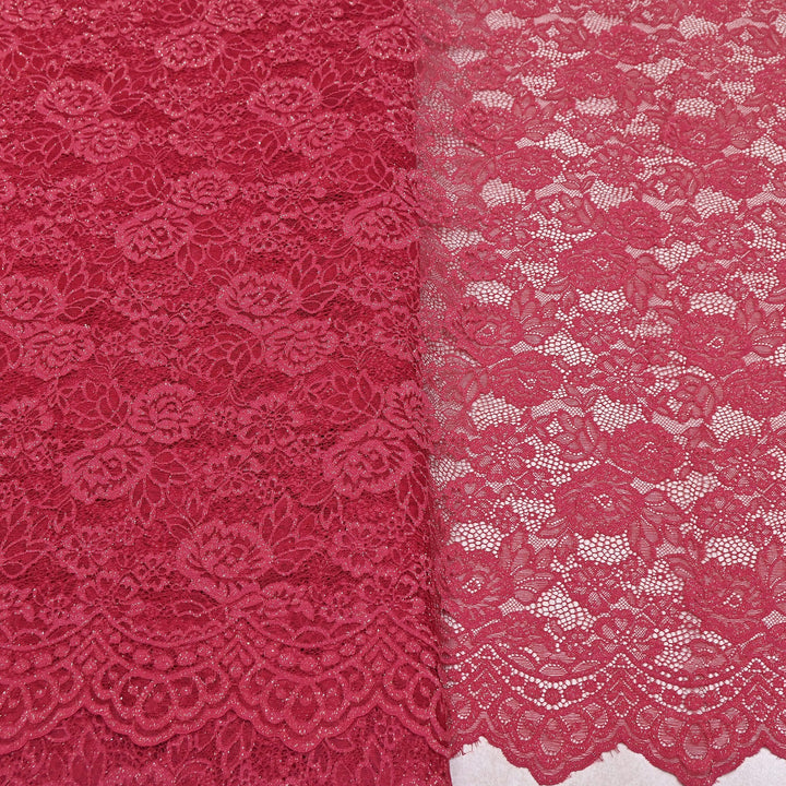 Luxury Sand Lace Net Fabric | Elegant Floral Lace Embroidery Designer Net Fabric | SF1111-E