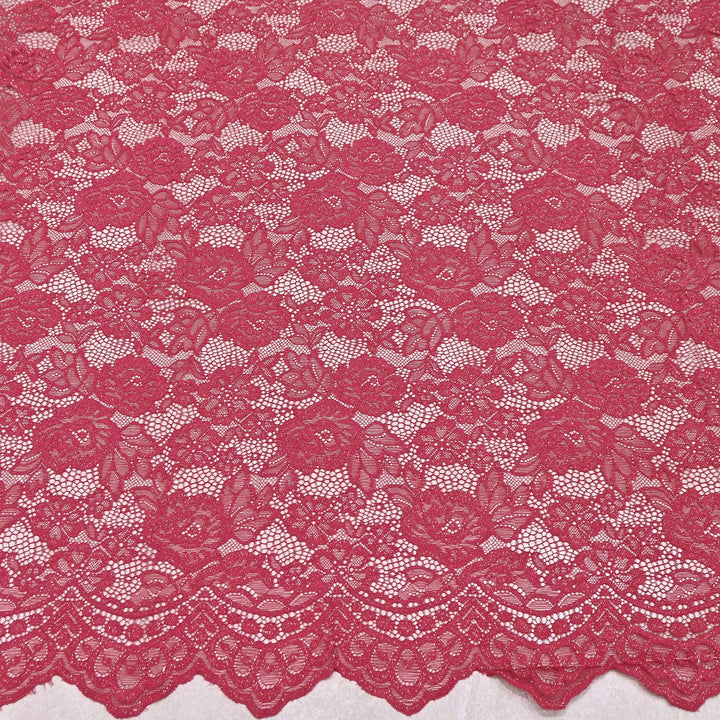 Luxury Sand Lace Net Fabric | Elegant Floral Lace Embroidery Designer Net Fabric | SF1111-E
