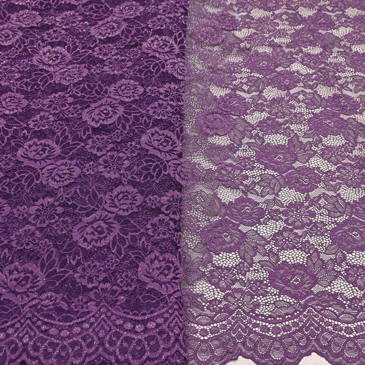 Luxury Sand Lace Net Fabric | Elegant Floral Lace Embroidery Designer Net Fabric | SF1111-I