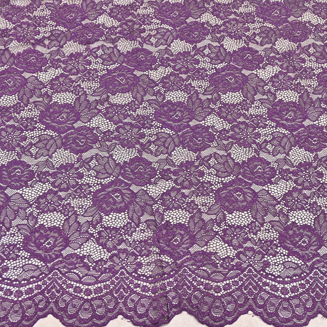 Luxury Sand Lace Net Fabric | Elegant Floral Lace Embroidery Designer Net Fabric | SF1111-I