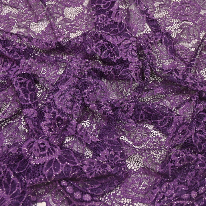 Luxury Sand Lace Net Fabric | Elegant Floral Lace Embroidery Designer Net Fabric | SF1111-I