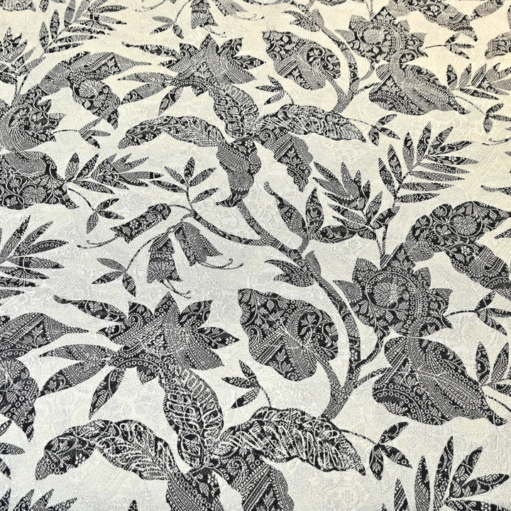 Premium Silk Brocade Jacquard Digital Print Fabric | Designer Fabric- AL3812-7