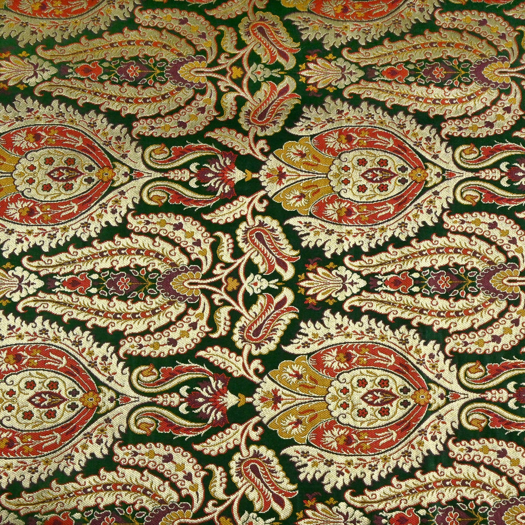 Satin Kimkhab Multi Brocade Fabrics
