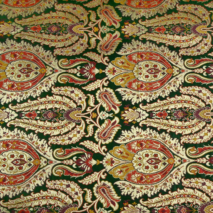 Satin Kimkhab Multi Brocade Fabrics