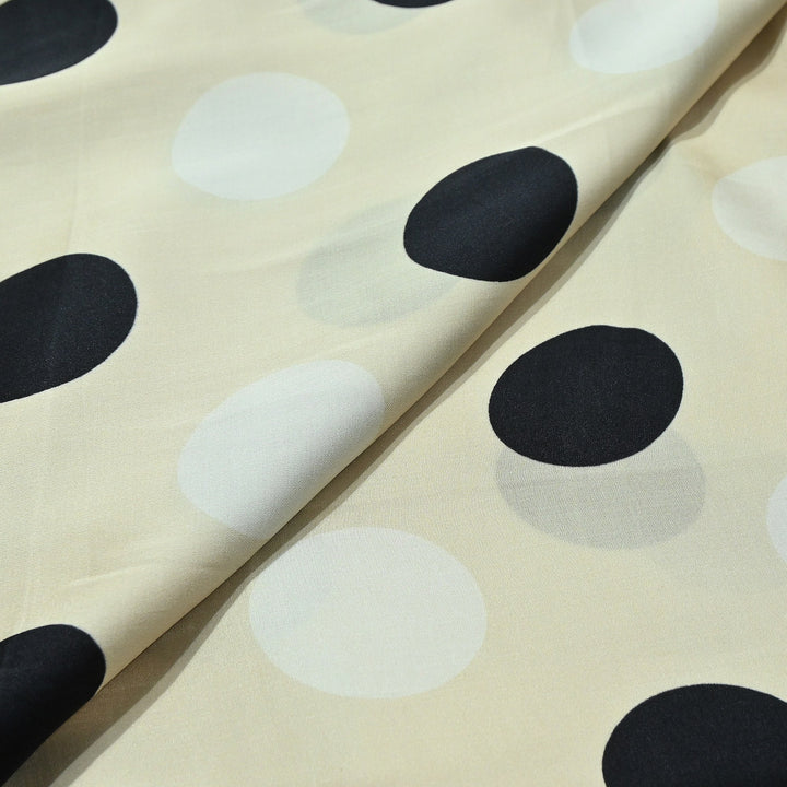 Elegant Modal Satin Digital Print Fabric 5 – Soft Luxury Designer Fabric - 001416-G6