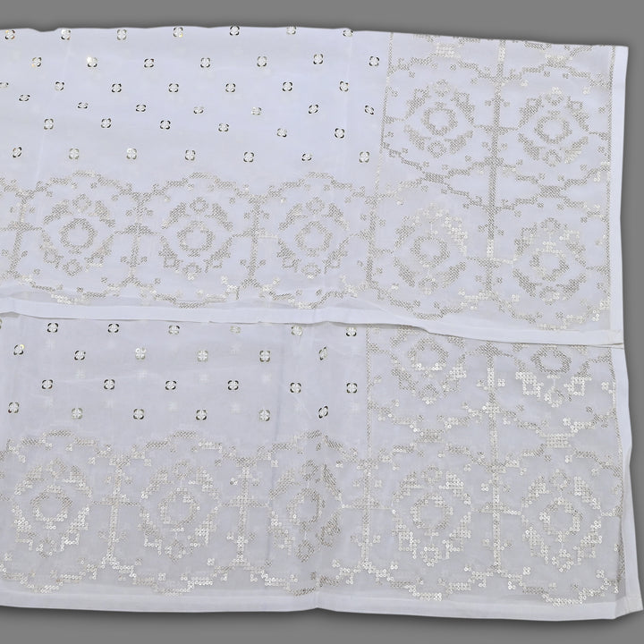 Viscose Georgette Sequin Embroidery Dupatta | Designer Party Wear Dupatta | V211571
