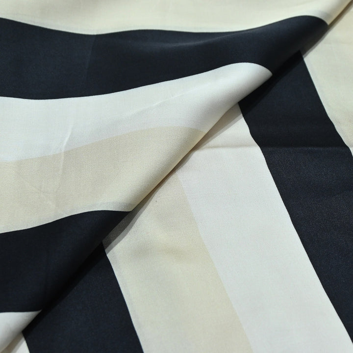 Elegant Modal Satin Digital Print Fabric 5 – Soft Luxury Designer Fabric - 001416-G7