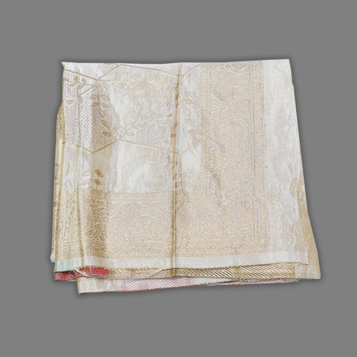 Dyble Tissue Meena Zari Dupatta | Premium Designer Ethnic Dupatta for Suits & Lehengas-EL0003