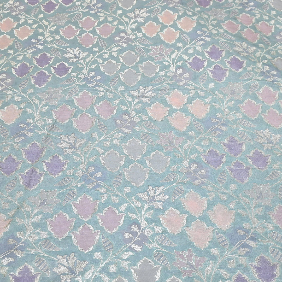 Mughal Rangkat Zari Brocade Fabric – Luxury Designer Brocade Fabric - SS0050-3