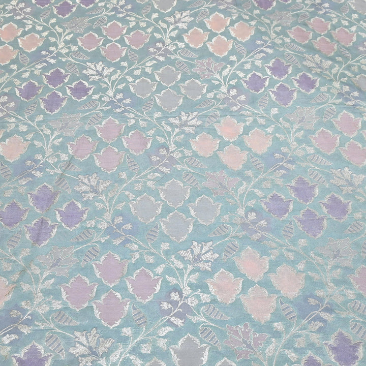 Mughal Rangkat Zari Brocade Fabric – Luxury Designer Brocade Fabric - SS0050-3