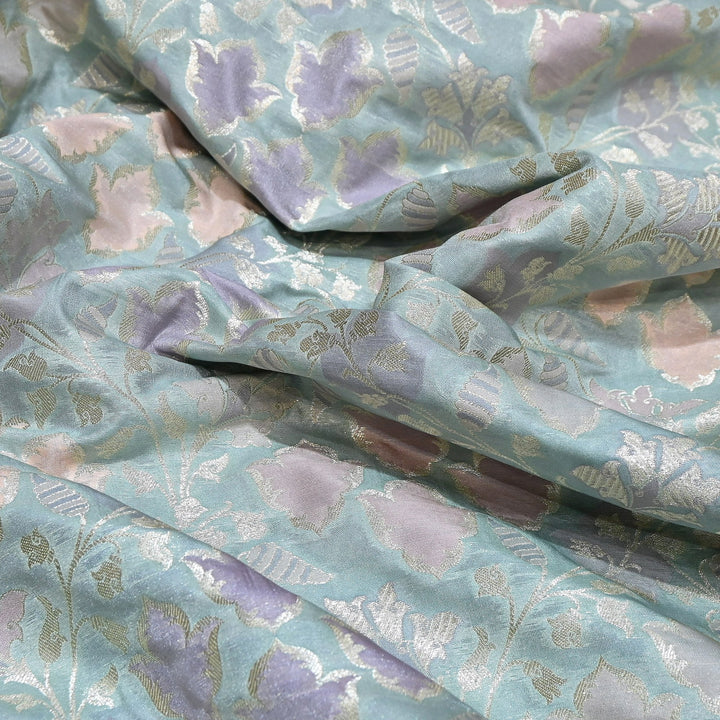 Mughal Rangkat Zari Brocade Fabric – Luxury Designer Brocade Fabric - SS0050-3