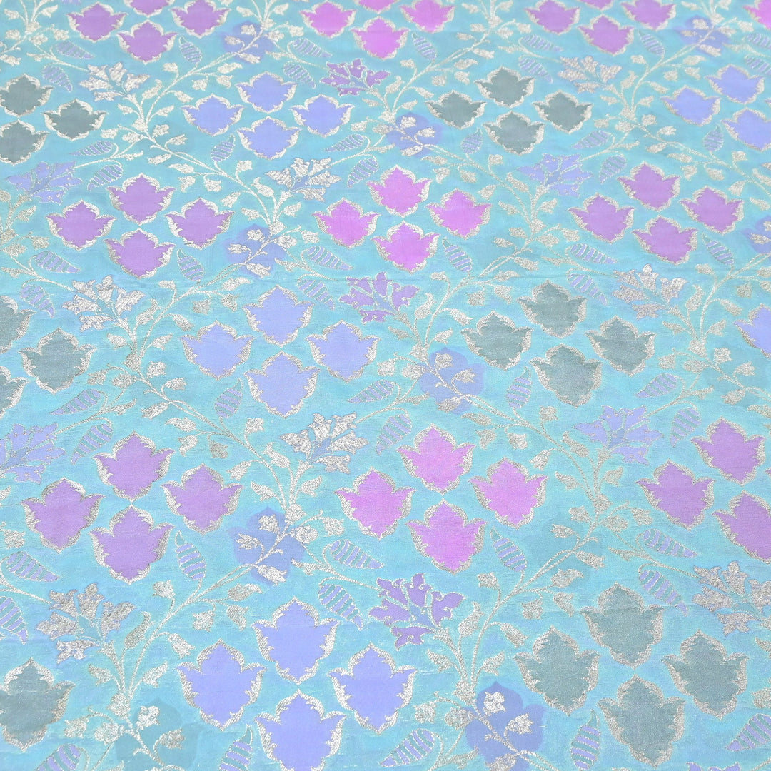 Mughal Rangkat Zari Brocade Fabric – Luxury Designer Brocade Fabric - SS0050-4