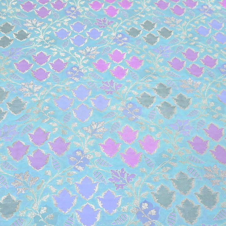 Mughal Rangkat Zari Brocade Fabric – Luxury Designer Brocade Fabric - SS0050-4