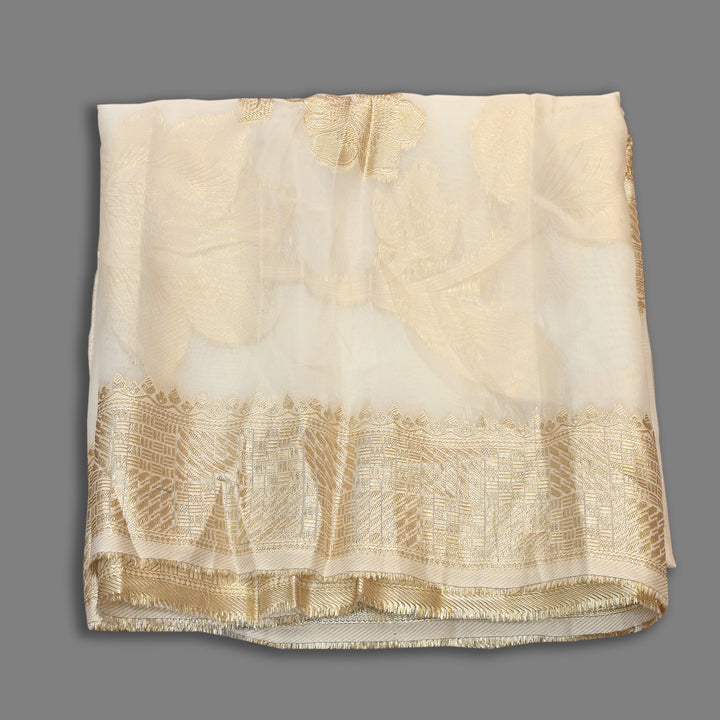 Elegant Organza Zari Jacquard Dupatta | Premium Designer Dupatta-JI9971