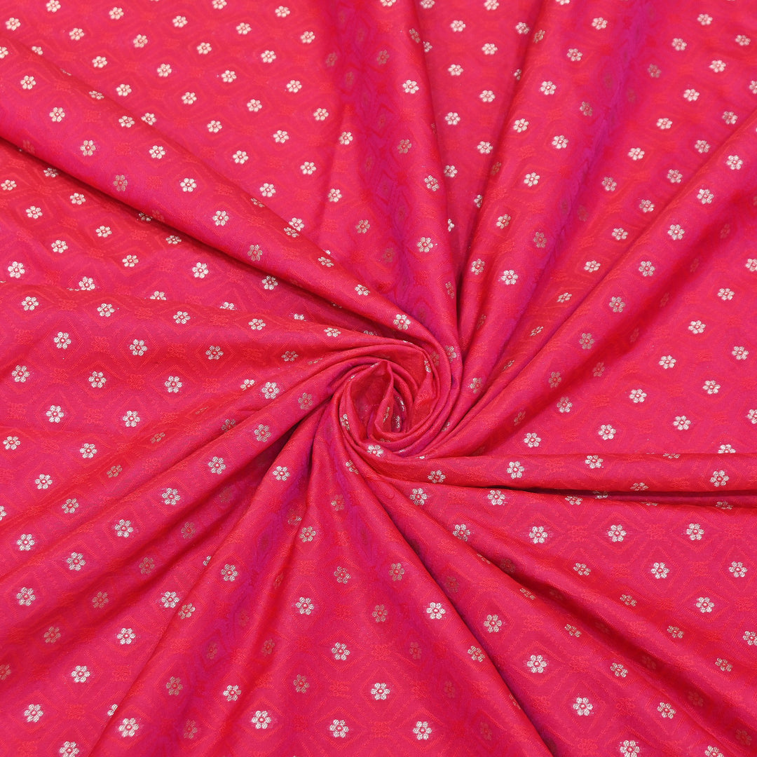 Royal Tanchui Zari Brocade Fabric – Elegant Self Design Traditional Weave Fabric - HAR350-2