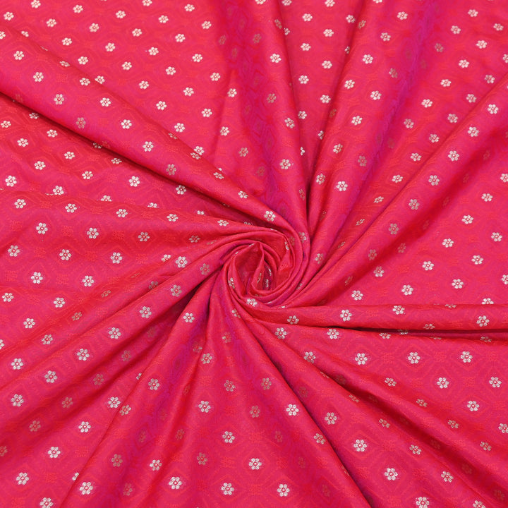 Royal Tanchui Zari Brocade Fabric – Elegant Self Design Traditional Weave Fabric - HAR350-2