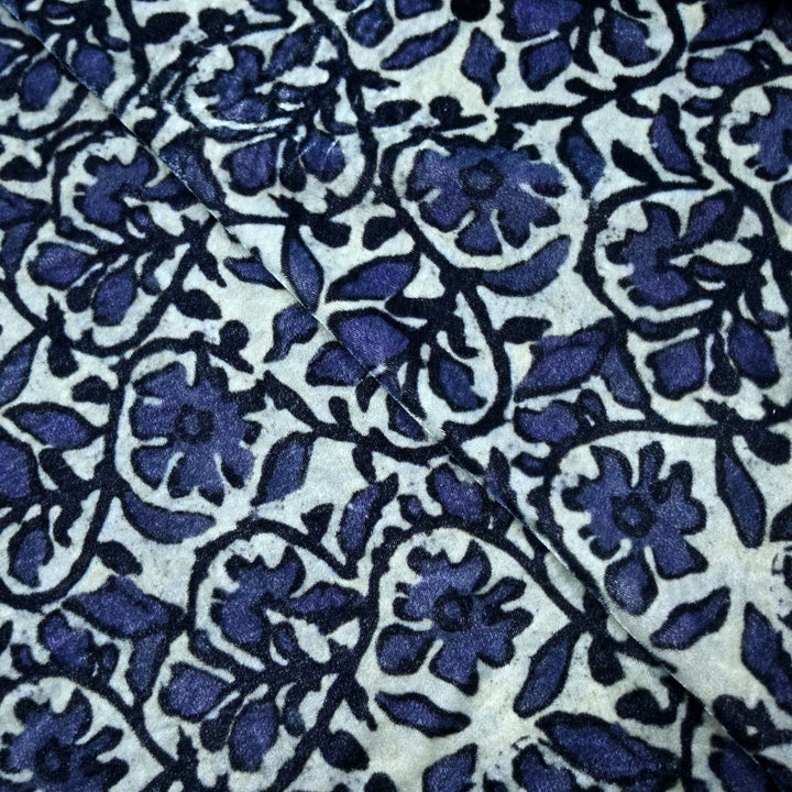 Pure Silk Velvet Digital Printed Fabrics
