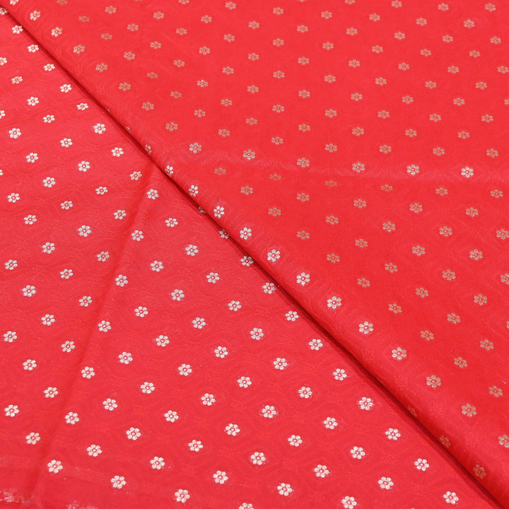 Royal Tanchui Zari Brocade Fabric – Elegant Self Design Traditional Weave Fabric - HAR350-4