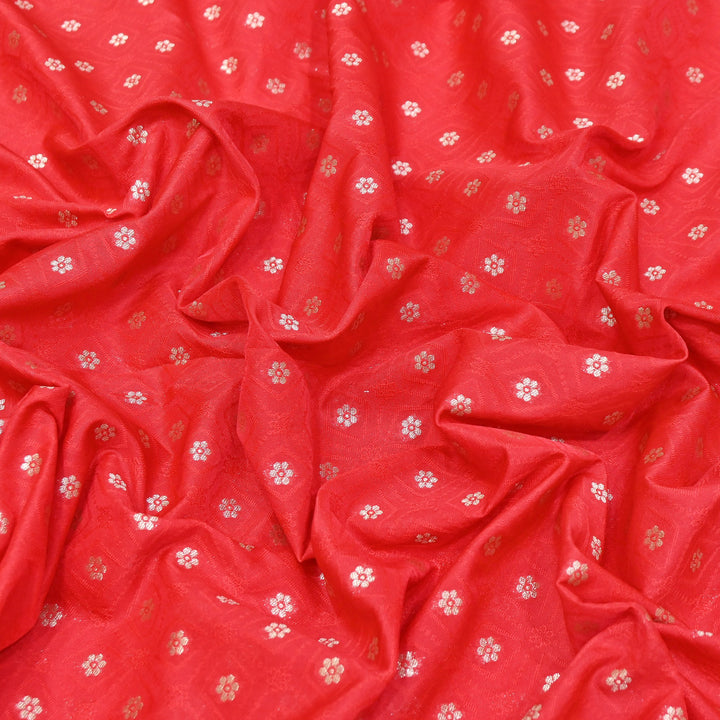 Royal Tanchui Zari Brocade Fabric – Elegant Self Design Traditional Weave Fabric - HAR350-4