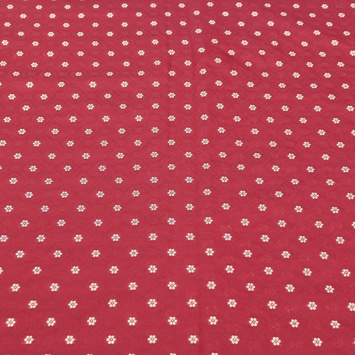 Royal Tanchui Zari Brocade Fabric – Elegant Self Design Traditional Weave Fabric - HAR350-6