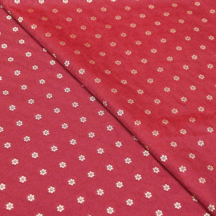 Royal Tanchui Zari Brocade Fabric – Elegant Self Design Traditional Weave Fabric - HAR350-6