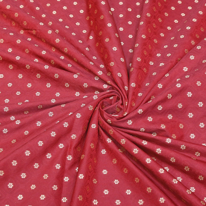Royal Tanchui Zari Brocade Fabric – Elegant Self Design Traditional Weave Fabric - HAR350-6