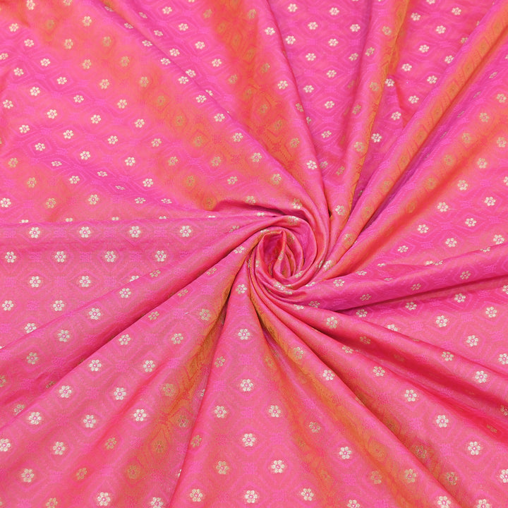 Royal Tanchui Zari Brocade Fabric – Elegant Self Design Traditional Weave Fabric - HAR350-5