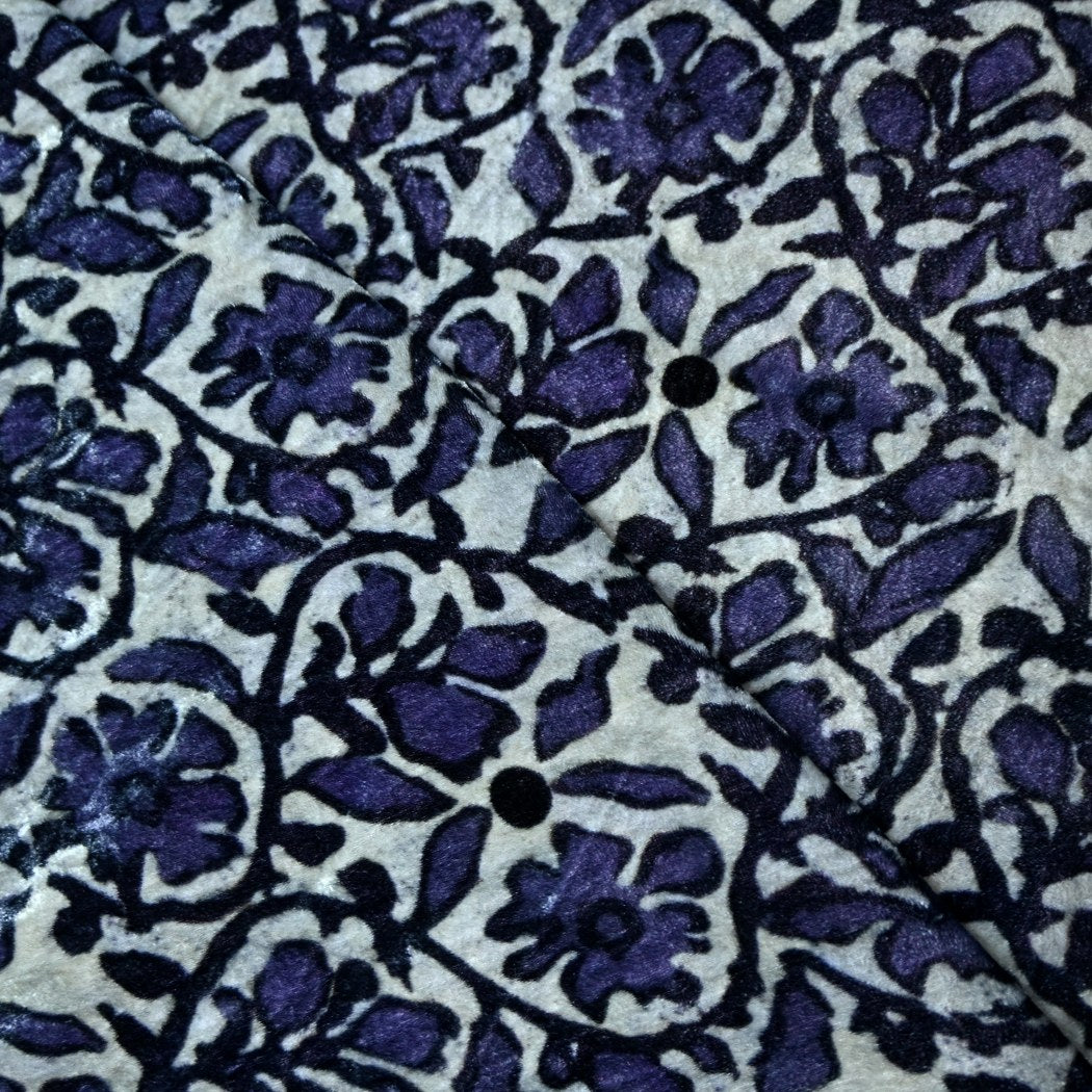 Pure Silk Velvet Digital Printed Fabrics