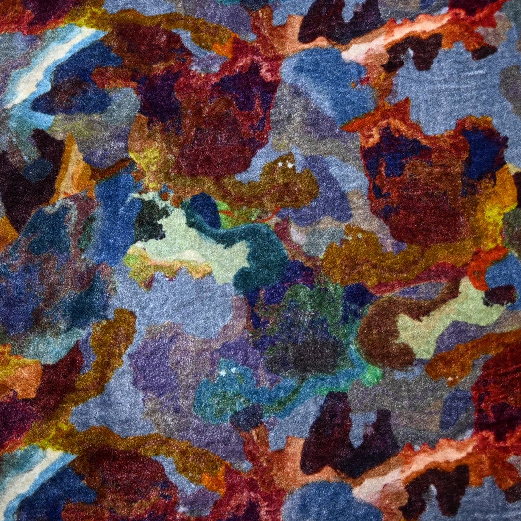 Pure Silk Velvet Digital Printed Fabrics