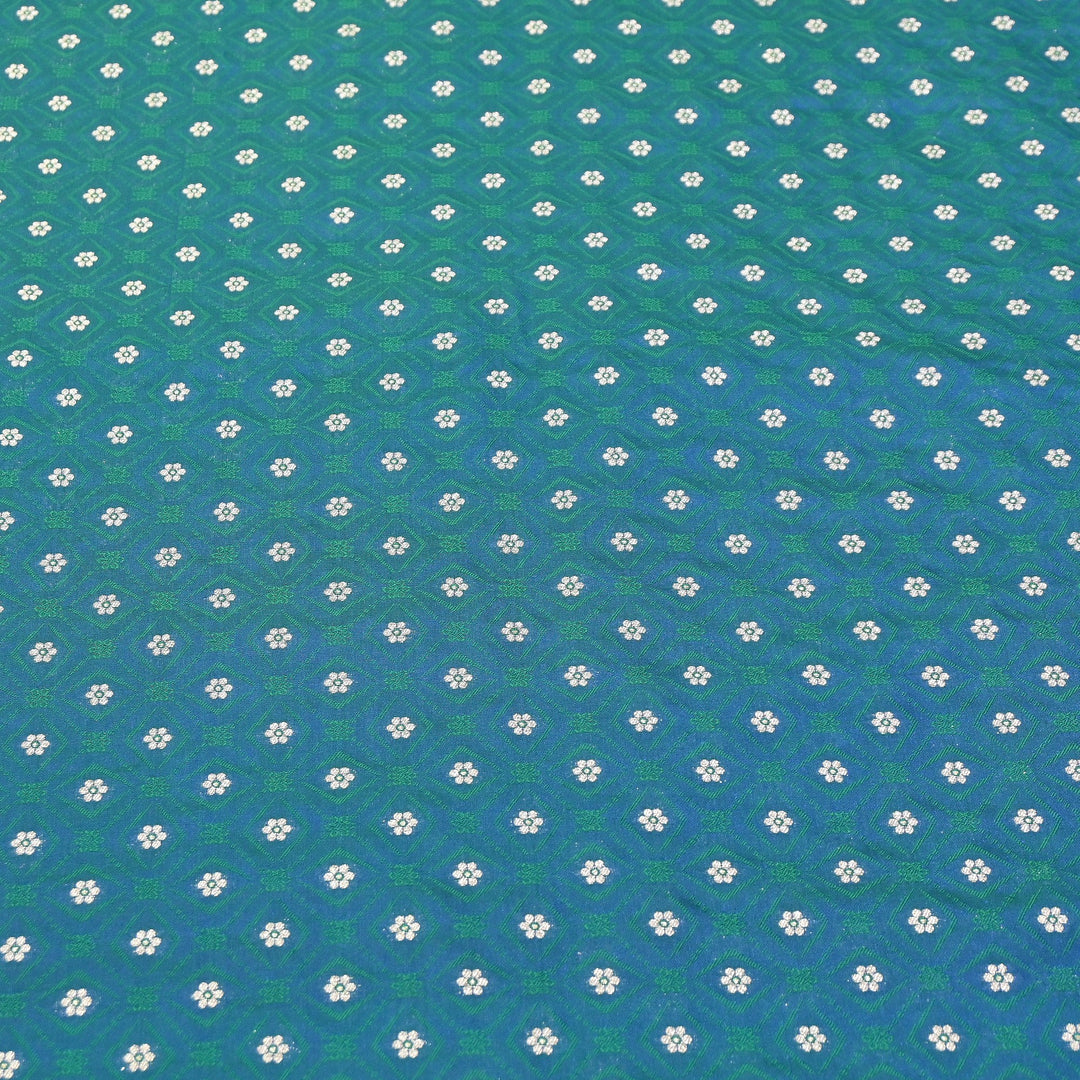 Royal Tanchui Zari Brocade Fabric – Elegant Self Design Traditional Weave Fabric - HAR350-8